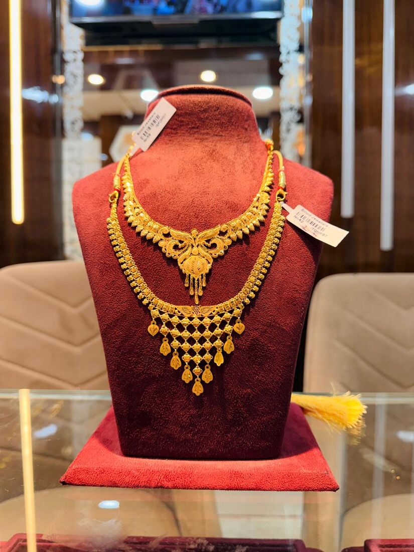 Rajkumari Bridal Haar — handcrafted bridal gold jewellery